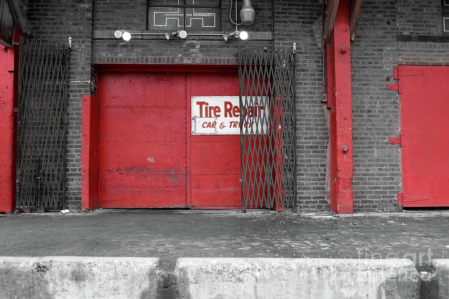Chicago Tire Repair Photograph by Edward Fielding