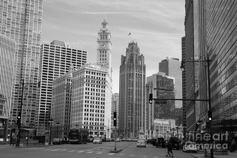 Chicago Wacker Drive Photograph by Michael Paskvan - Fine Art America