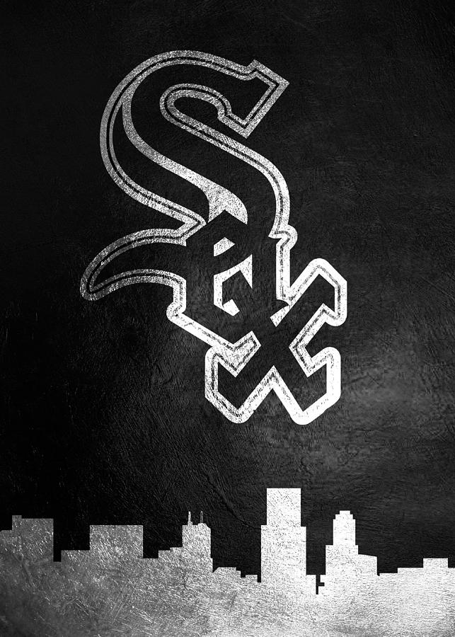 Chicago White Sox Skyline Digital Art by AB Concepts