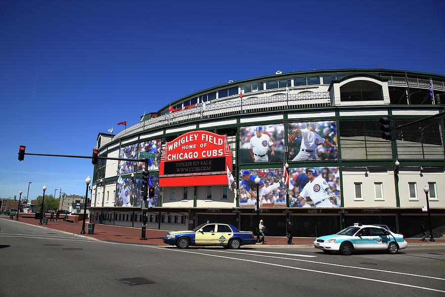 Architecture Photograph - Chicago - Wrigley Field 2010 #6 by Frank Romeo
