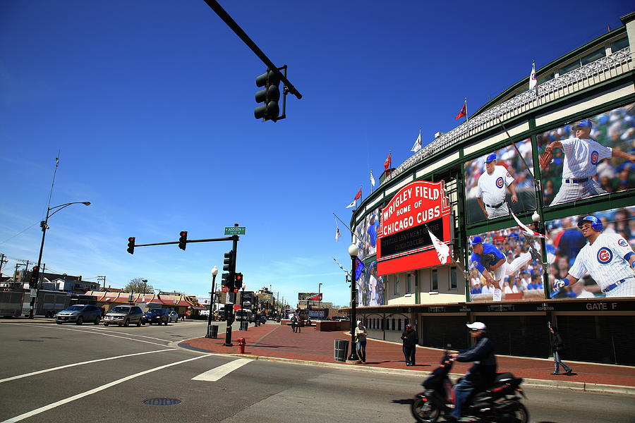 Architecture Photograph - Chicago - Wrigley Field 2010 #7 by Frank Romeo
