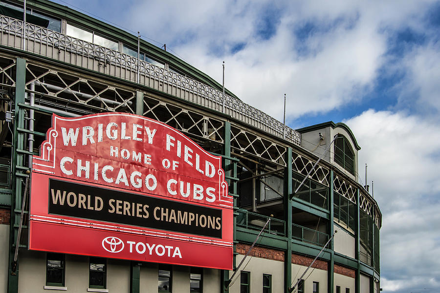 Chicago Wrigley Field 5987 Photograph By Mike Burgquist Fine Art America