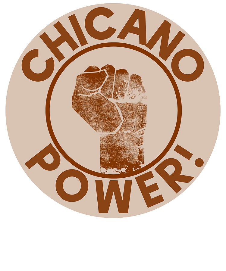 Chicano Power Poster quote Painting by Thompson Frank - Pixels