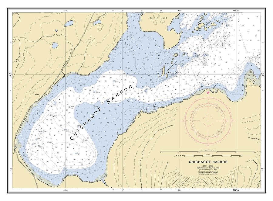 Chichagof Harbor Attu Island Alaska Chart 16433_2, Noaa Chart 16433 ...