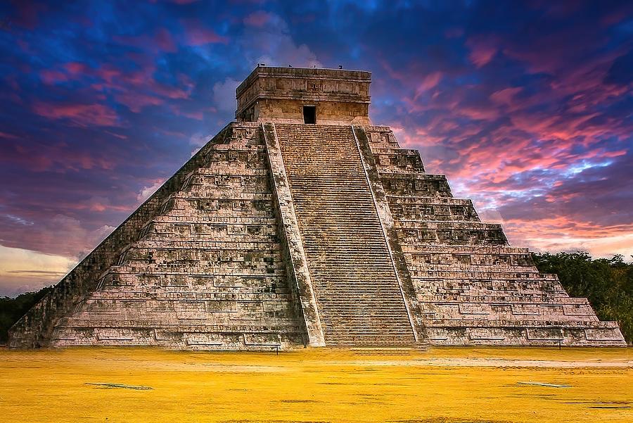 Chichen Itza Pyramid Photograph by David Stevenson - Fine Art America