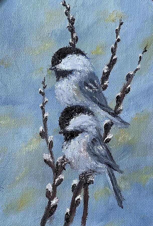 Chickaees # 84 Painting by Kathleen McDermott