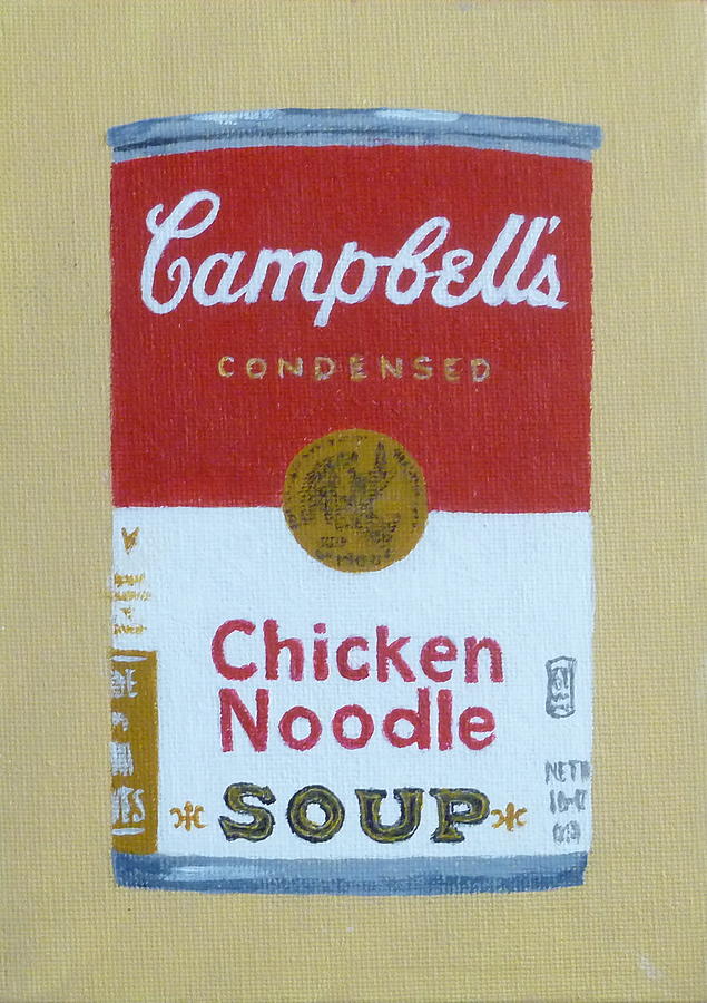 Chicken Noodle Painting - Chicken Noodle by Peter Keitel