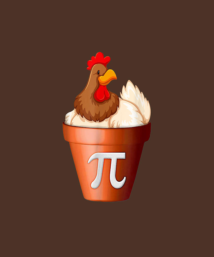 Funny Chicken Pot Pie Pi Day Gift Student Teacher T-Shirt Funny Chicken Pot Pie Pi Day Gift Student Teacher T-Shirt