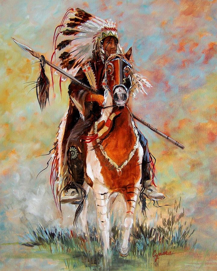 Chief Painting - Chief by Cynara Shelton