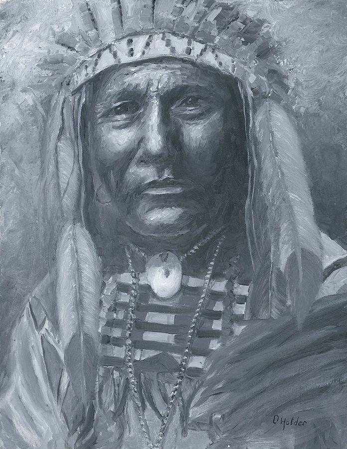 Chief Painting by Danny Holder - Fine Art America