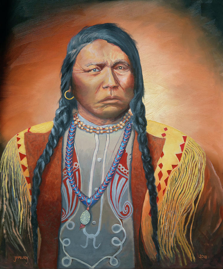 Chief Ouray Painting by Jerry McElroy