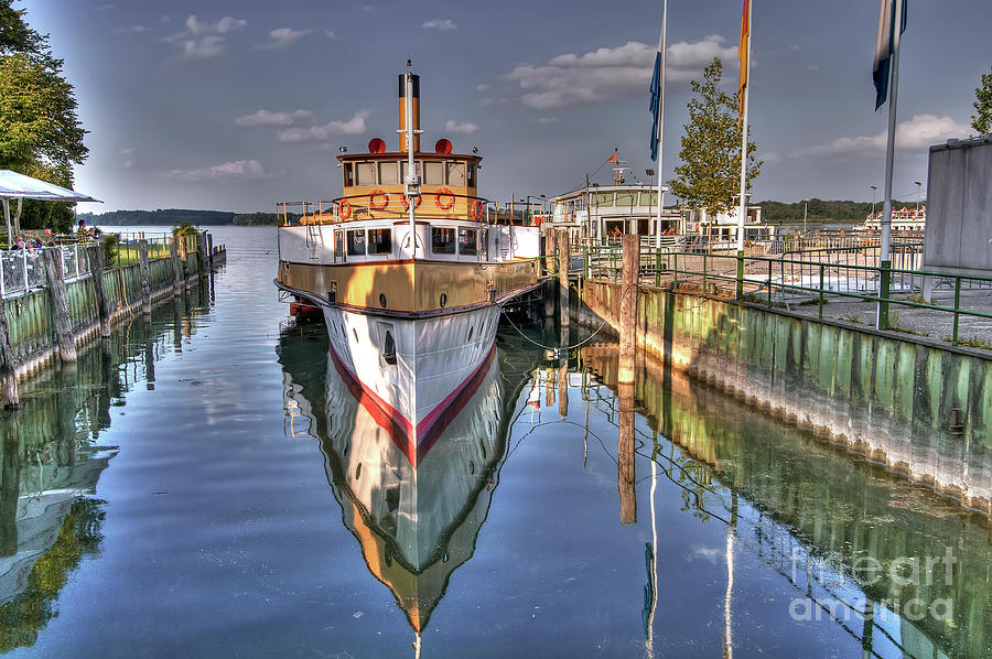Chiemsee Ship Ludwig Fessler KG - Germany Photograph by Paolo Signorini