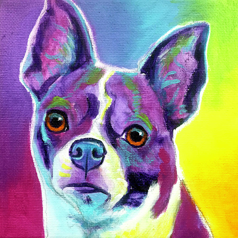 Chihuahua Painting - Chihuahua - Bob by Dawg Painter