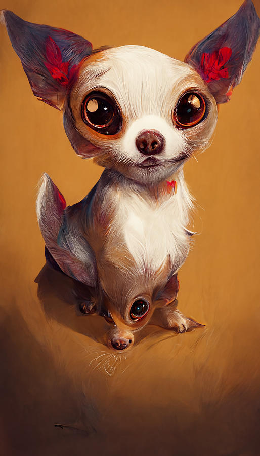 Chihuahua  Cute  1842c1dd  D51a  4c6c  Bb2b  6766658f1874 Painting
