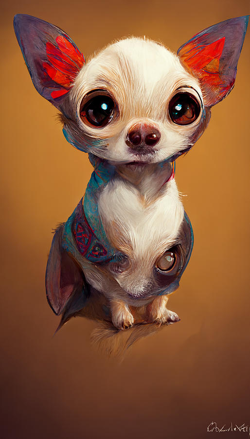 Chihuahua  Cute  1bf88481  6444  4246  A5dd  21ad66f65488 Painting