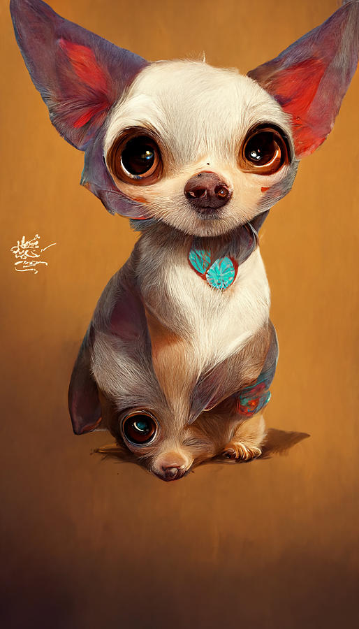 Chihuahua  Cute  41e5677a  5616  4e64  4aeb  6e214ba467d6 Painting