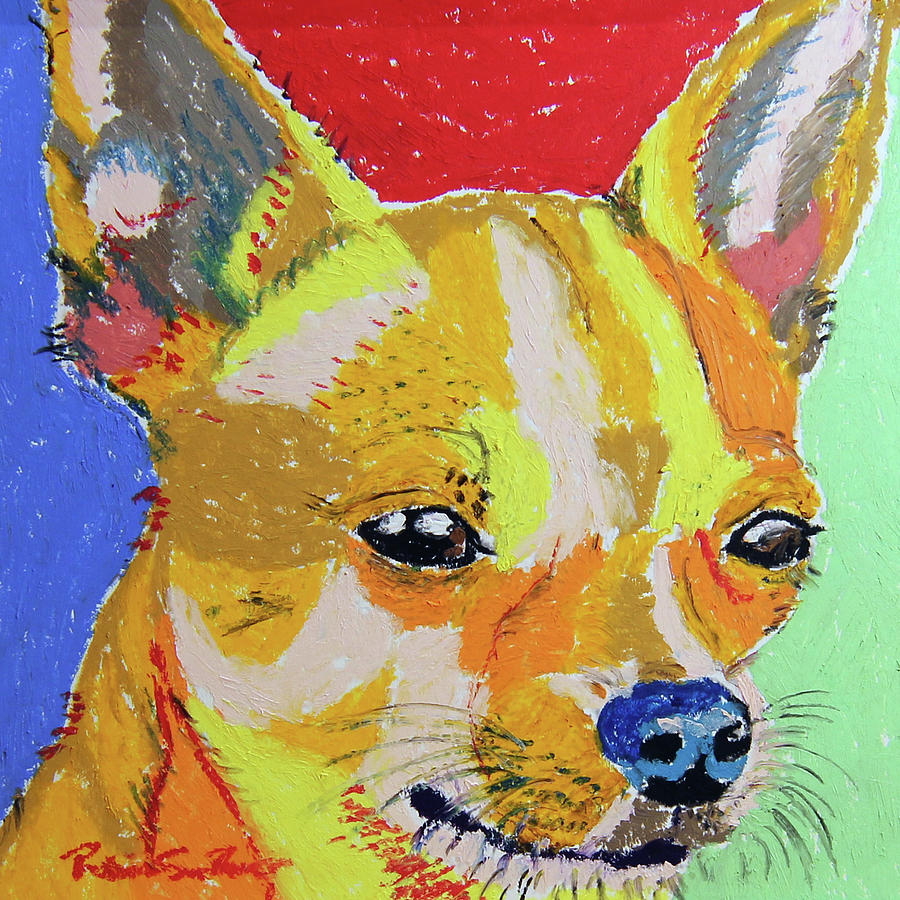 Chihuahua Painting by Robin Sue Ross - Pixels