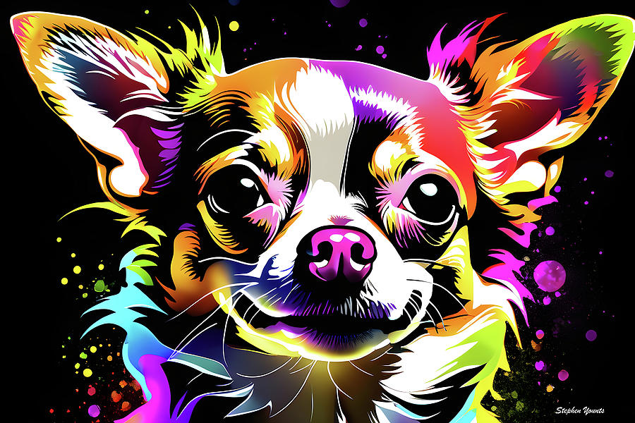 Chihuahua Digital Art by Stephen Younts