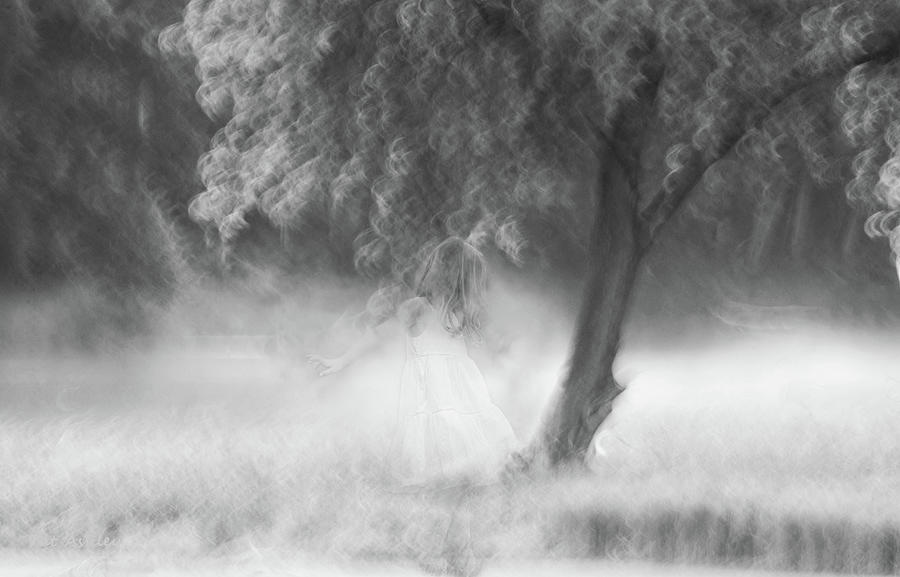 Child Dancing in Fog Photograph by Pat Ashley - Fine Art America