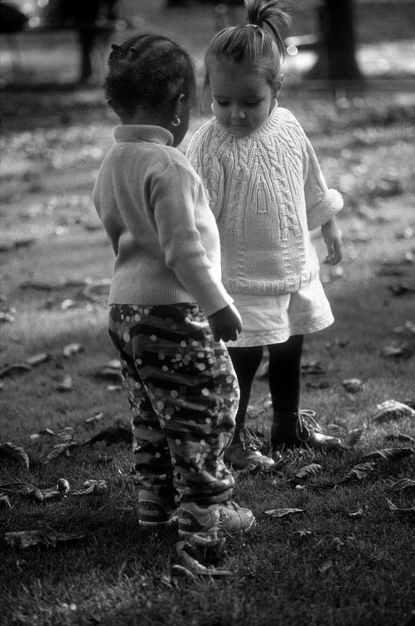 Child Friends Photograph by Harold E McCray