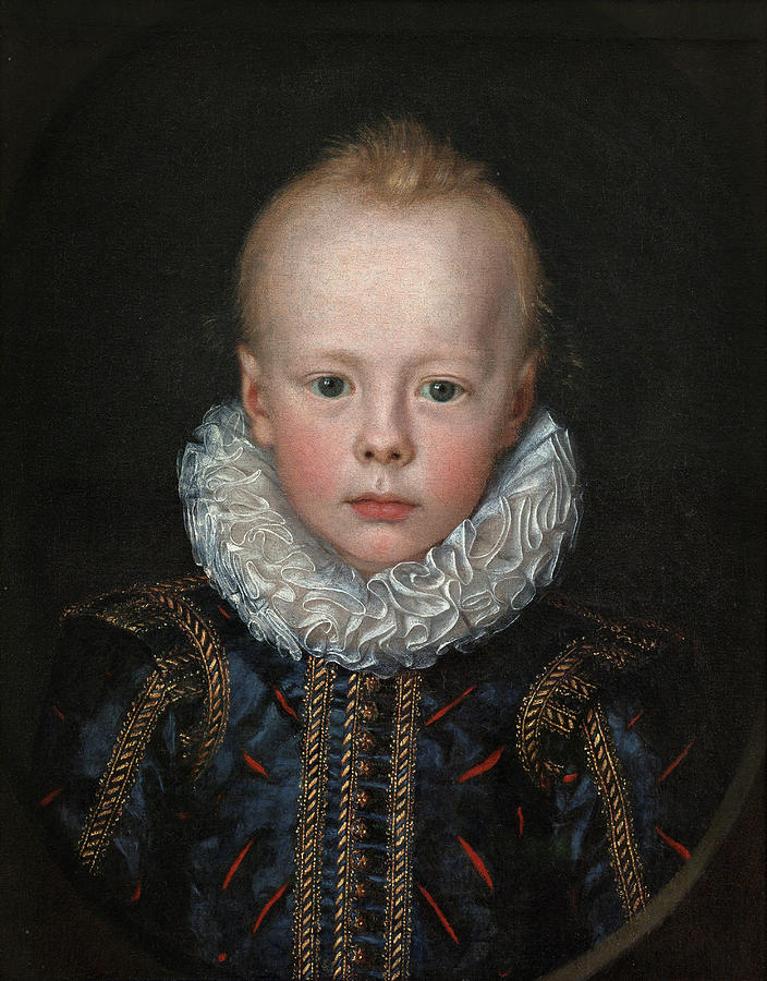 Child Portrait of a Prince Painting by Attributed to Jacob van Doordt
