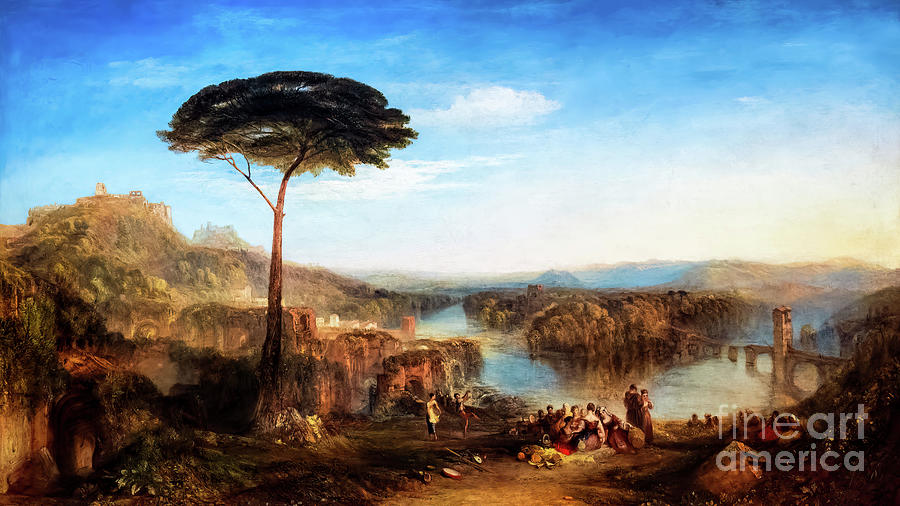 Childe Harolds Pilgrimage to Italy by JMW Turner 1832 Painting by JMW Turner