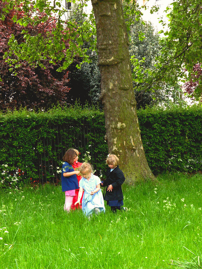 Children at Play Photograph by Rona Black