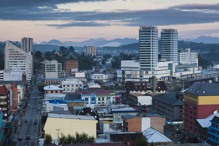 Chile, Puerto Montt town view Photograph by Walter Bibikow