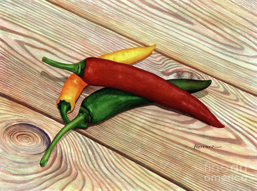 Chili Peppers Painting