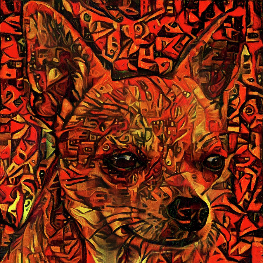 Chili the Chihuahua Digital Art by Peggy Collins