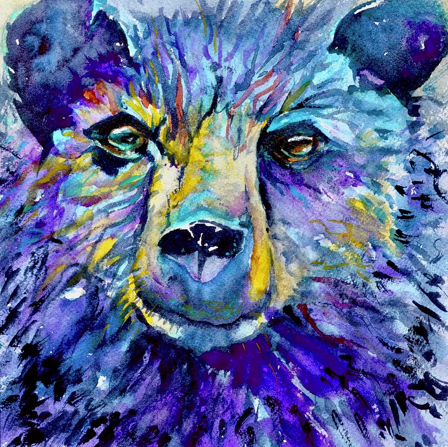 Chill Bear Painting by Beverley Harper Tinsley