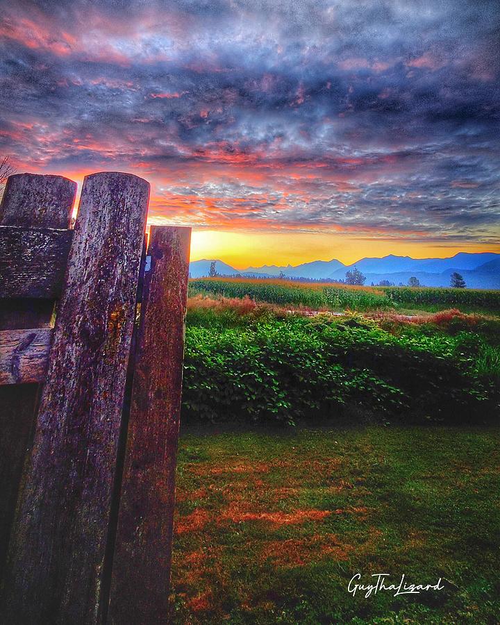 Chilliwack sunrise  Photograph by Guy Hoffman
