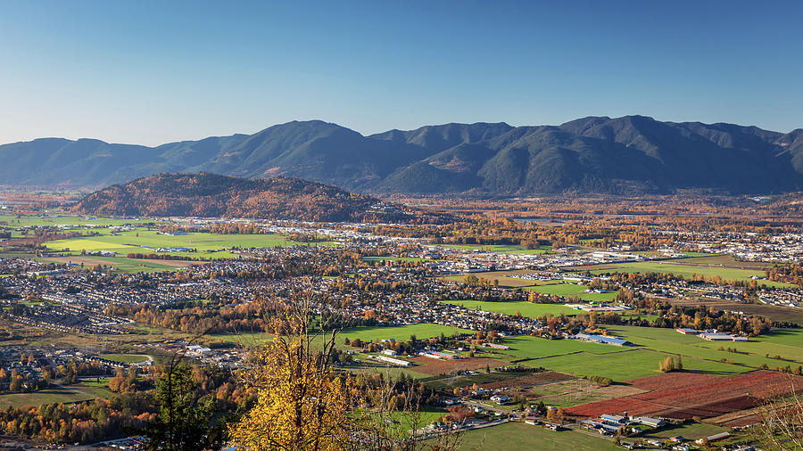 Chilliwack Valley View from the Summit of Mount Thom Photograph by Pierre Leclerc Photography