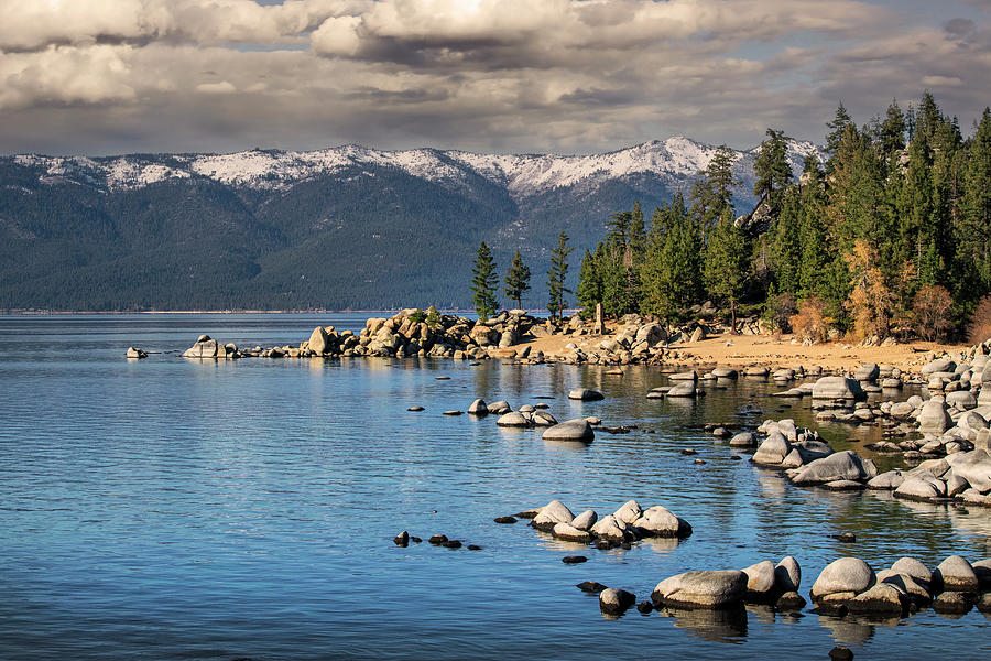 Chimney Beach Lake Tahoe Photograph by Frank Wilson