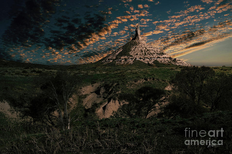 Landmark Photograph - Chimney Rock Morning by Jon Burch Photography