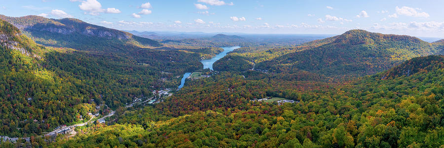 Chimney Rock North Carolina - The Entire Valley Photograph by Steve Rich