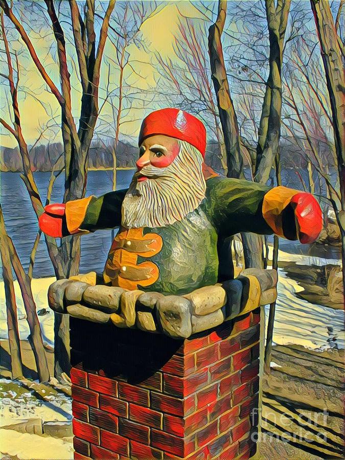 Chimney Santa by Leo and Marilyn Smith Chimney Santa by Leo and Marilyn Smith