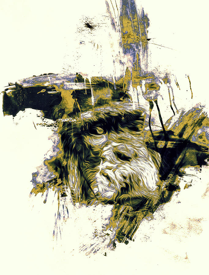 Wildlife Digital Art - Chimpanzee Art  by Darren Wilkes