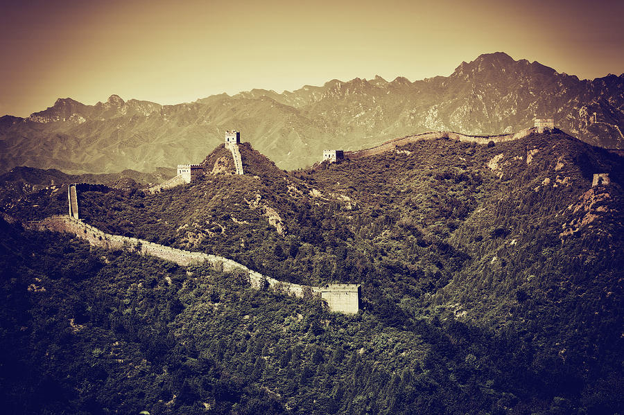China 10 MKm2 Collection - Great Wall of China I Photograph by Philippe HUGONNARD