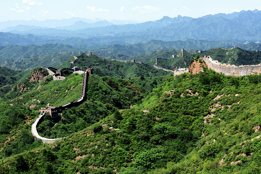 China 10 MKm2 Collection - Great Wall of China V I Photograph by Philippe HUGONNARD
