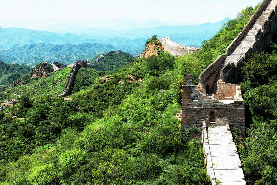 China 10 MKm2 Collection - Great Wall of China X V Photograph by Philippe HUGONNARD