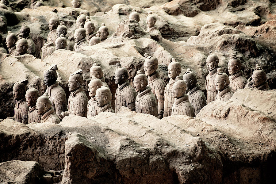 Architecture Photograph - China 10 MKm2 Collection - Terracotta Army V I I I by Philippe HUGONNARD