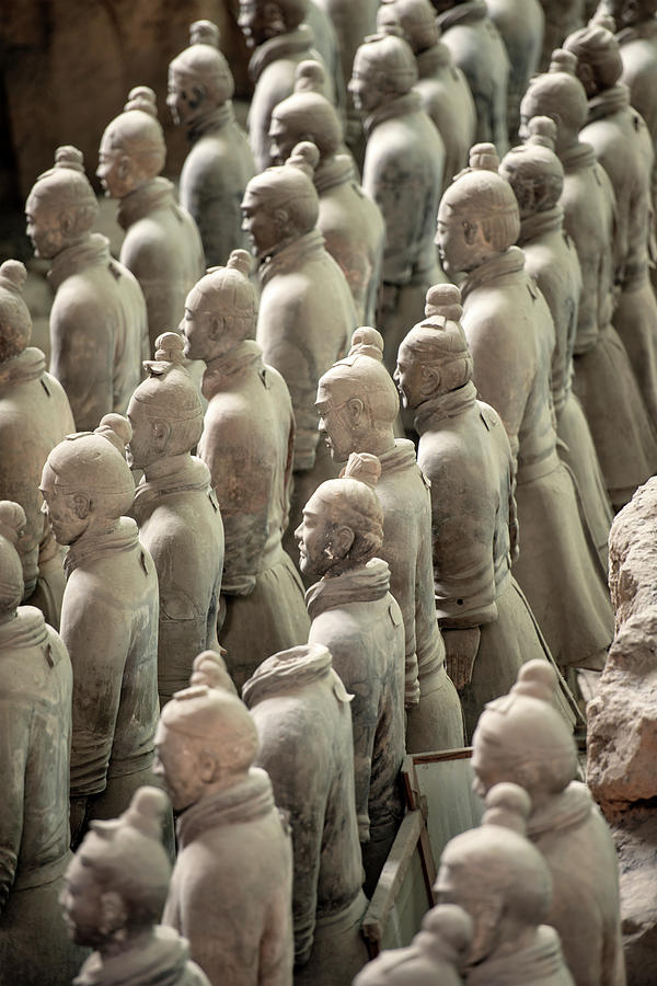 Architecture Photograph - China 10 MKm2 Collection - Terracotta Army V I I by Philippe HUGONNARD