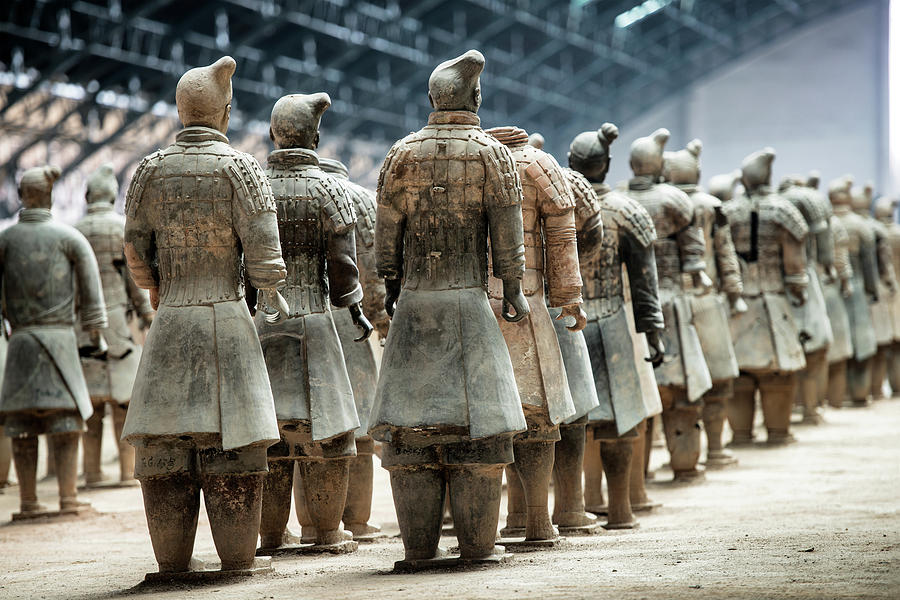 Architecture Photograph - China 10 MKm2 Collection - Terracotta Army V I by Philippe HUGONNARD
