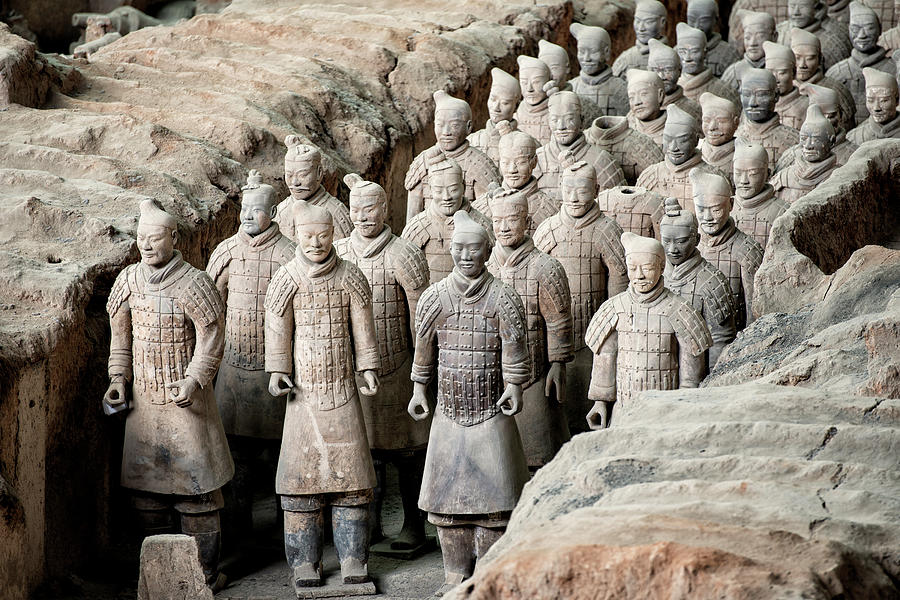 Architecture Photograph - China 10 MKm2 Collection - Terracotta Army X by Philippe HUGONNARD