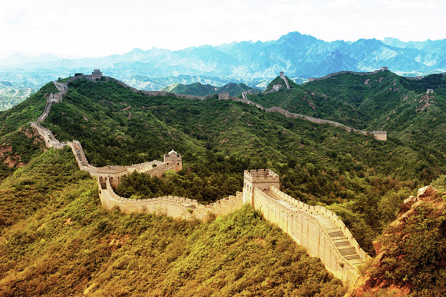 China 10 MKm2 Collection - The Great Wall of China I Photograph by Philippe HUGONNARD