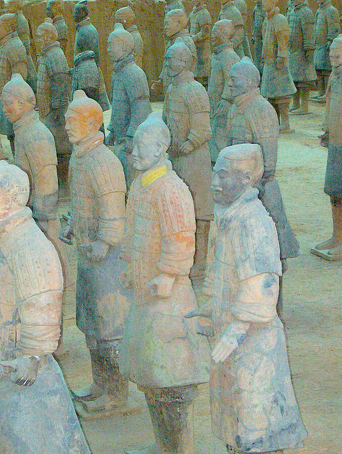China terracotta warriors Photograph by Will Burlingham