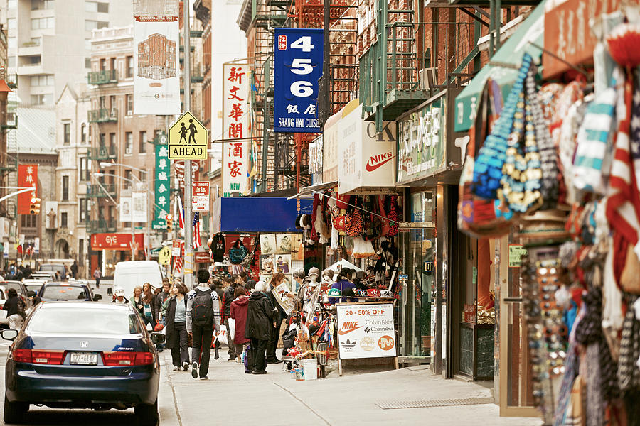 Chinatown, Bowery, New York City Photograph by Alexander Spatari
