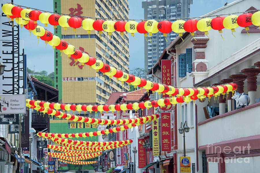 Chinatown in Singapore Photograph by Delphimages Photo Creations