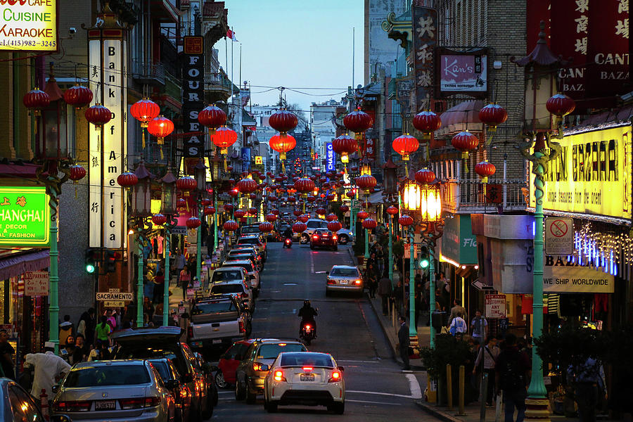 Chinatown Lanterns Photograph by Louis Raphael